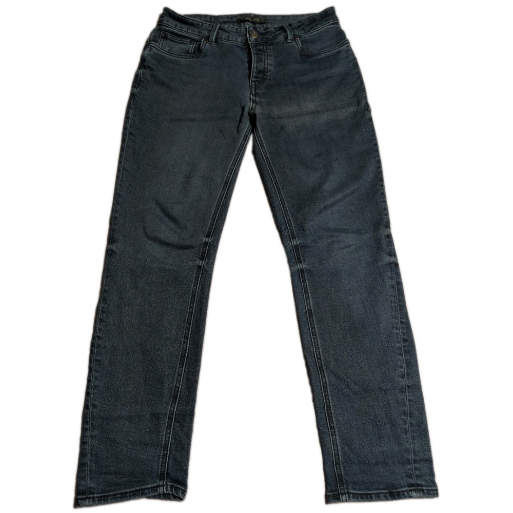 prAna Buxton Jeans‎ Womens 4/27 Blue Straight Leg Button Fly Stretch Denim
